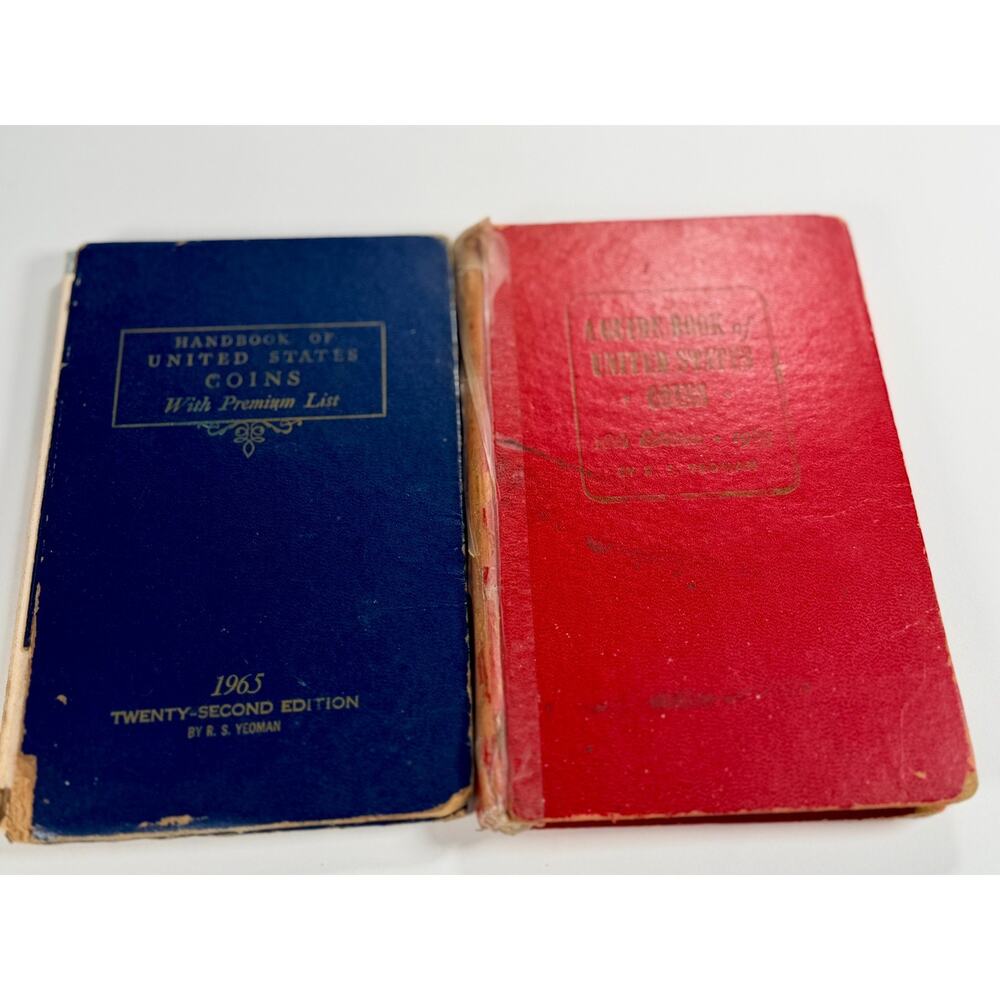 1964 & 1965 Red Book US Coins Yeoman Guide Handbook Lot Whitman